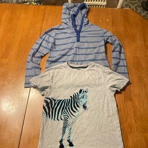 Boy’s cotton shirt Bundle size 8 Tea Collection & Gymboree
